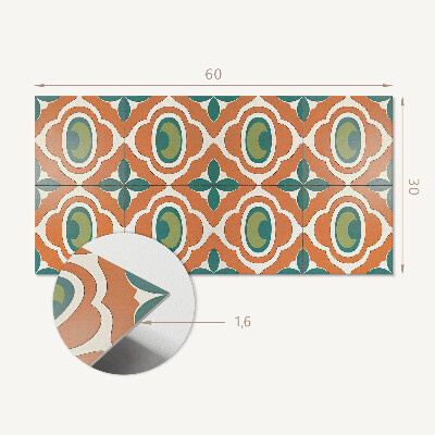 Wandverkleidung paneel Mosaikmuster mit Pflanzenmotiv