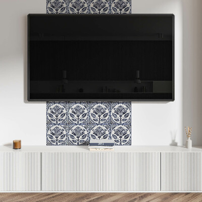 Pvc wandpaneel Blumenmuster aus Keramik