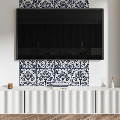 Pvc wandpaneel Blumenmuster aus Keramik