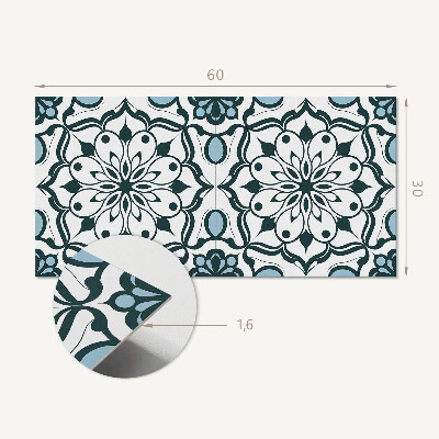 Pvc wandpaneel Blumenmandala-Muster