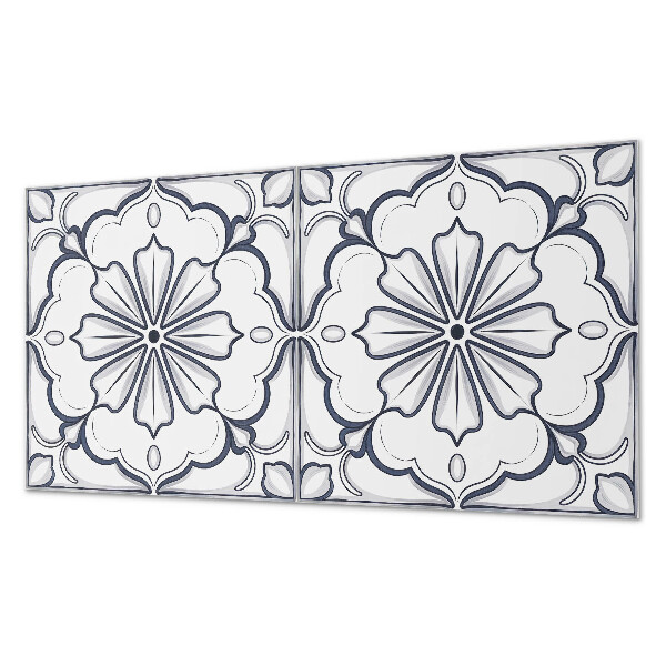 Wandverkleidung paneel Blumenmuster auf der Fliese