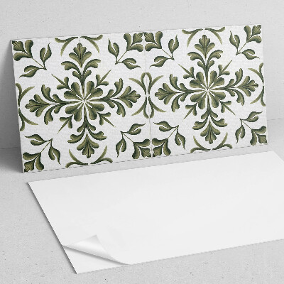 Pvc wandpaneel Pflanzenmuster auf dem Hintergrund