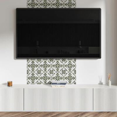 Pvc wandpaneel Pflanzenmuster auf dem Hintergrund