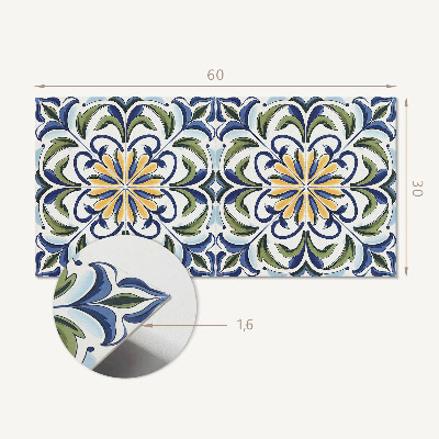 Pvc wandpaneel Pflanzenmuster mit Blumen