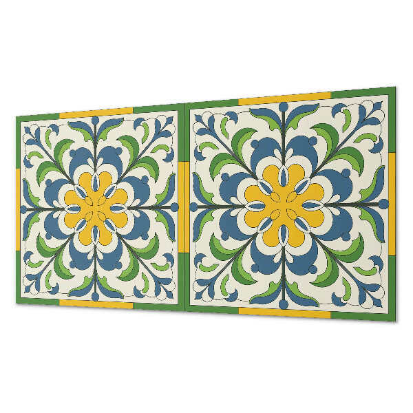 Wandverkleidung paneel Blumenmotiv mit Blättern