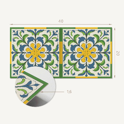 Wandverkleidung paneel Blumenmotiv mit Blättern