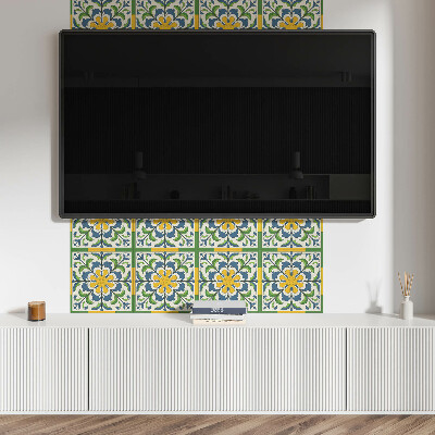 Wandverkleidung paneel Blumenmotiv mit Blättern