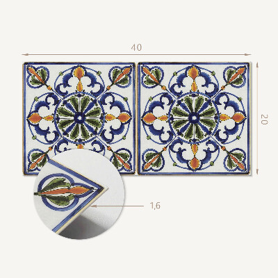 Pvc wandpaneel Pflanzenmuster mit Ornamenten