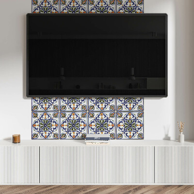 Pvc wandpaneel Pflanzenmuster mit Ornamenten