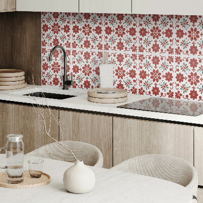 Pvc wandpaneel Blumenmuster mit Blättern