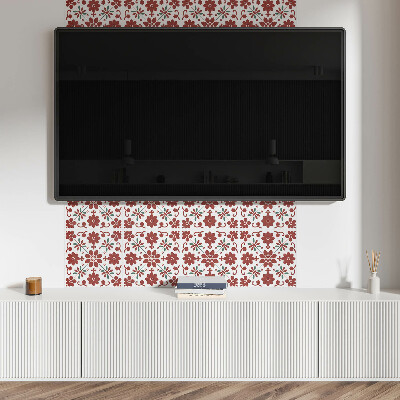 Pvc wandpaneel Blumenmuster mit Blättern