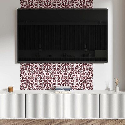 Dekorpaneel Blumenmuster mit Ornamenten