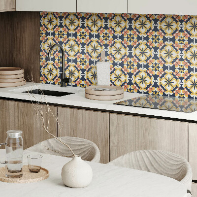 Pvc wandpaneel Geometrisches Blumenmuster