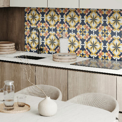 Pvc wandpaneel Geometrisches Blumenmuster