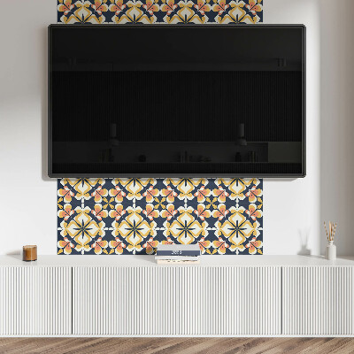 Pvc wandpaneel Geometrisches Blumenmuster