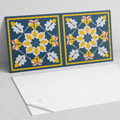 Wandverkleidung paneel Blumenmuster in Symmetrie