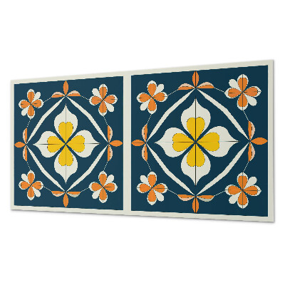 Pvc wandpaneel Blumenmuster mit Symmetrie