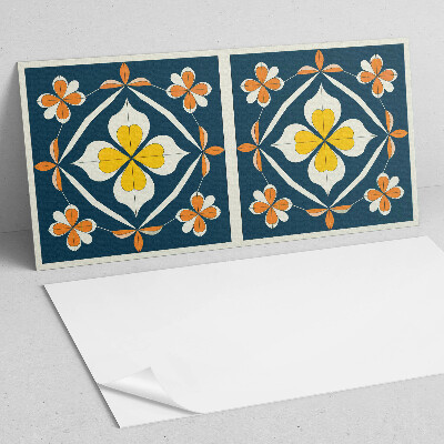 Pvc wandpaneel Blumenmuster mit Symmetrie
