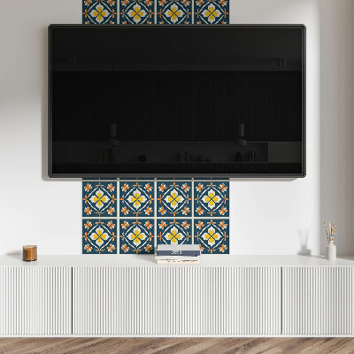 Pvc wandpaneel Blumenmuster mit Symmetrie