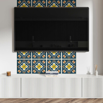 Pvc wandpaneel Blumenmuster mit Symmetrie