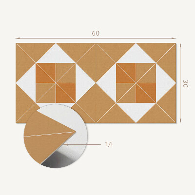 Wandverkleidung paneel Geometrie in Schattierungen