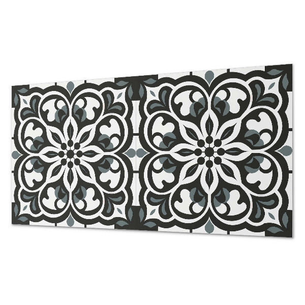 Pvc wandpaneel Blumenmuster mit Ornamenten