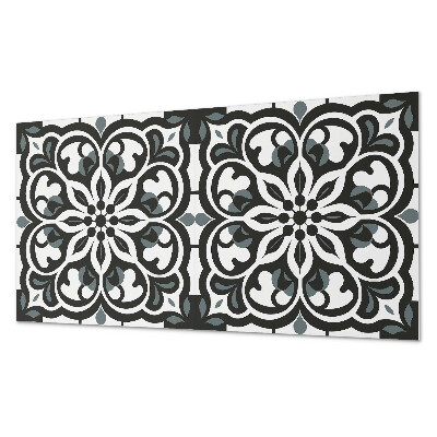 Pvc wandpaneel Blumenmuster mit Ornamenten