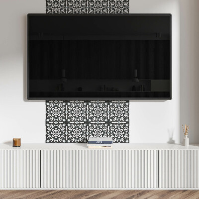 Pvc wandpaneel Blumenmuster mit Ornamenten