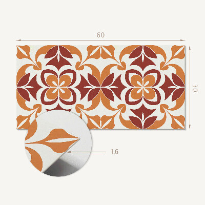 Wandverkleidung paneel Blumenmuster mit Blättern