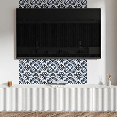 Pvc wandpaneel Geometrisches Blumenmuster