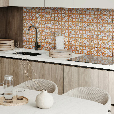 Pvc wandpaneel Muster mit floralen Motiven