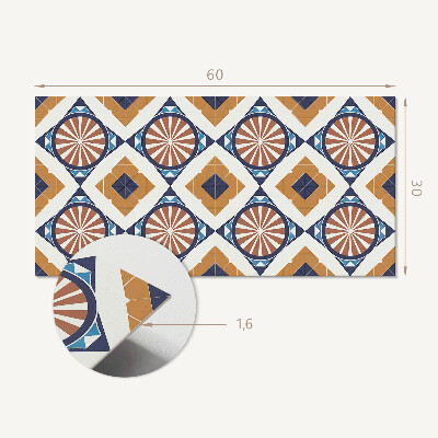 Pvc wandpaneel Geometrisches Muster mit Kreisen