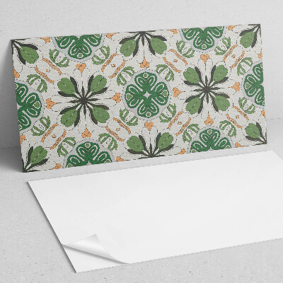 Pvc wandpaneel Blumenmuster in Symmetrie