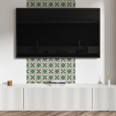 Pvc wandpaneel Blumenmuster in Symmetrie