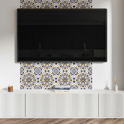 Pvc wandpaneel Blumenmuster in Symmetrie