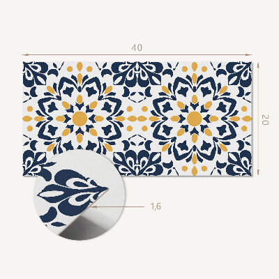 Dekorpaneel Blumenmandala-Muster