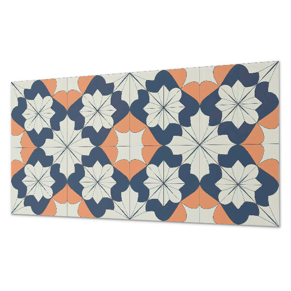Pvc wandpaneel Geometrisches Blumenmuster