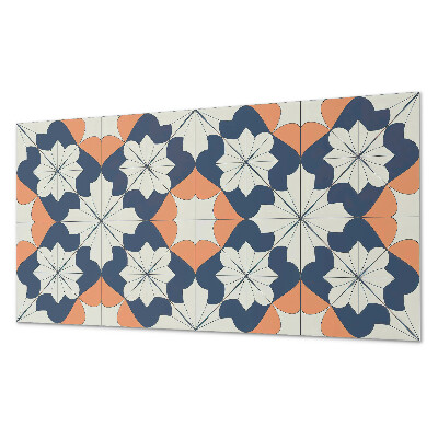 Pvc wandpaneel Geometrisches Blumenmuster