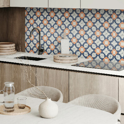 Pvc wandpaneel Geometrisches Blumenmuster