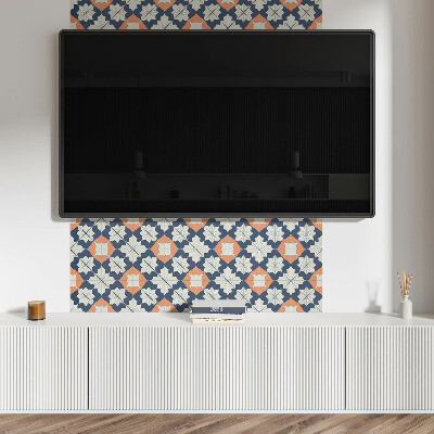Pvc wandpaneel Geometrisches Blumenmuster