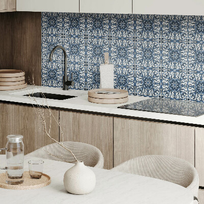 Pvc wandpaneel Blumenmuster mit Ornamenten