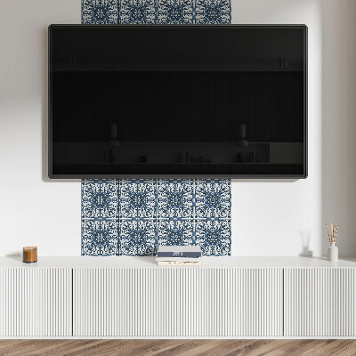 Pvc wandpaneel Blumenmuster mit Ornamenten