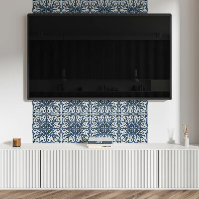 Pvc wandpaneel Blumenmuster mit Ornamenten