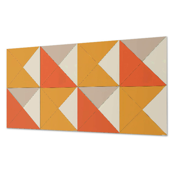 Dekorpaneel Geometrische Dreiecke in der Anordnung