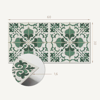 Pvc wandpaneel Elegantes Pflanzenmuster