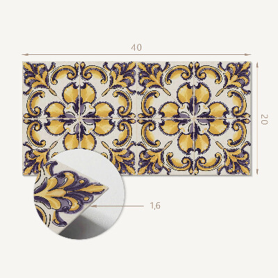 Dekorpaneel Muster mit floralen Motiven