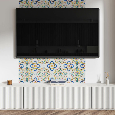 Pvc wandpaneel Pflanzenmuster mit Ornamenten