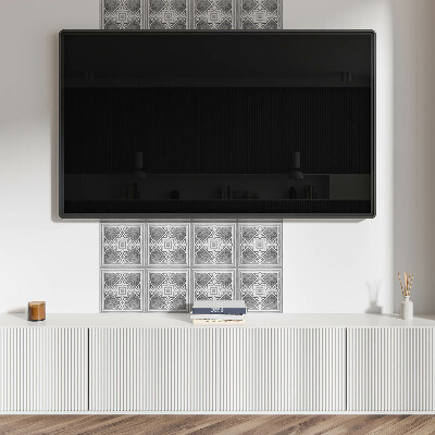 Wandverkleidung paneel Muster mit Ornamenten in Symmetrie