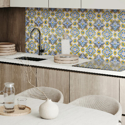 Pvc wandpaneel Mosaikmuster mit Blumen