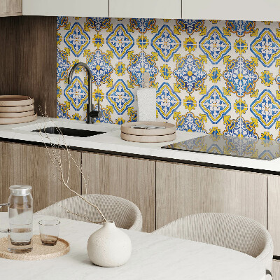 Pvc wandpaneel Mosaikmuster mit Blumen